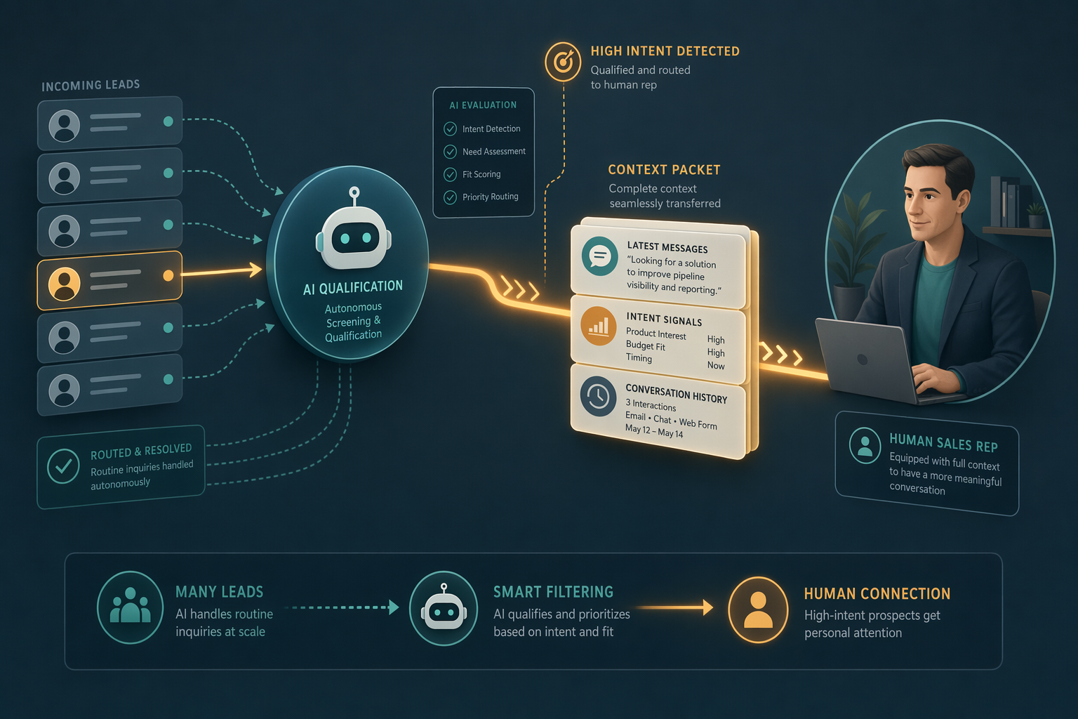 Illustration for: What to Expect When You Deploy Autonomous Lead Qualification