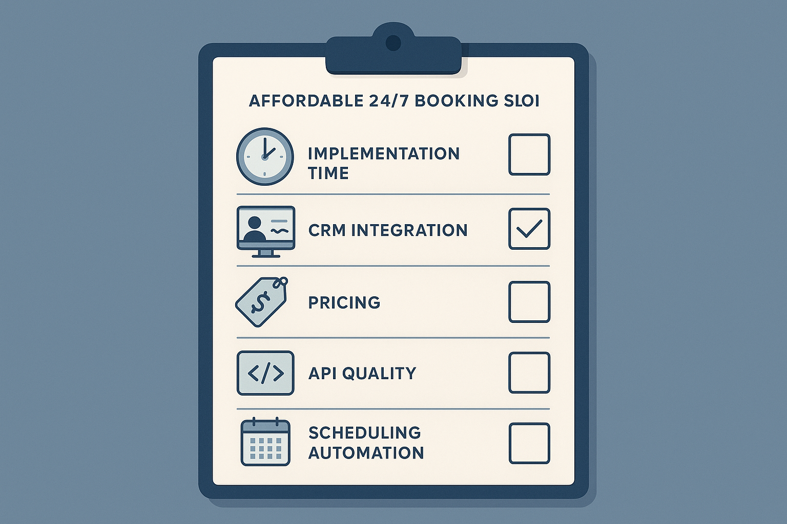 Illustration for: Key Features to Look for in Affordable 24/7 Booking Solutions
