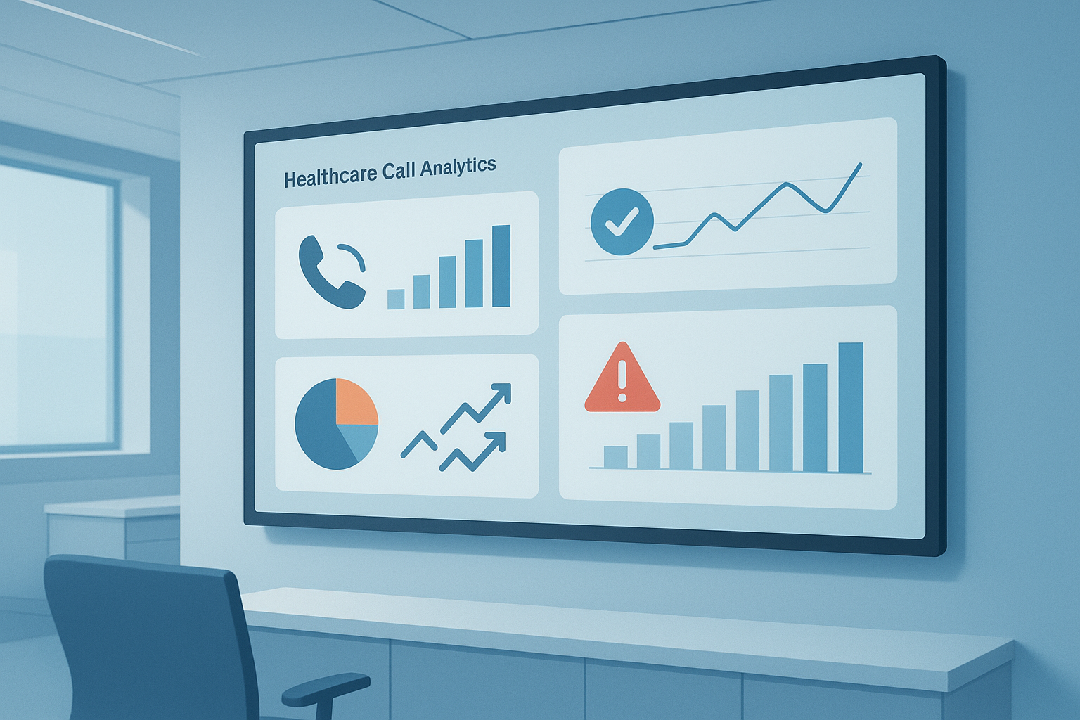 Illustration for: Step 5: Monitor Call Metrics, Patient Feedback, and Compliance Adherence
