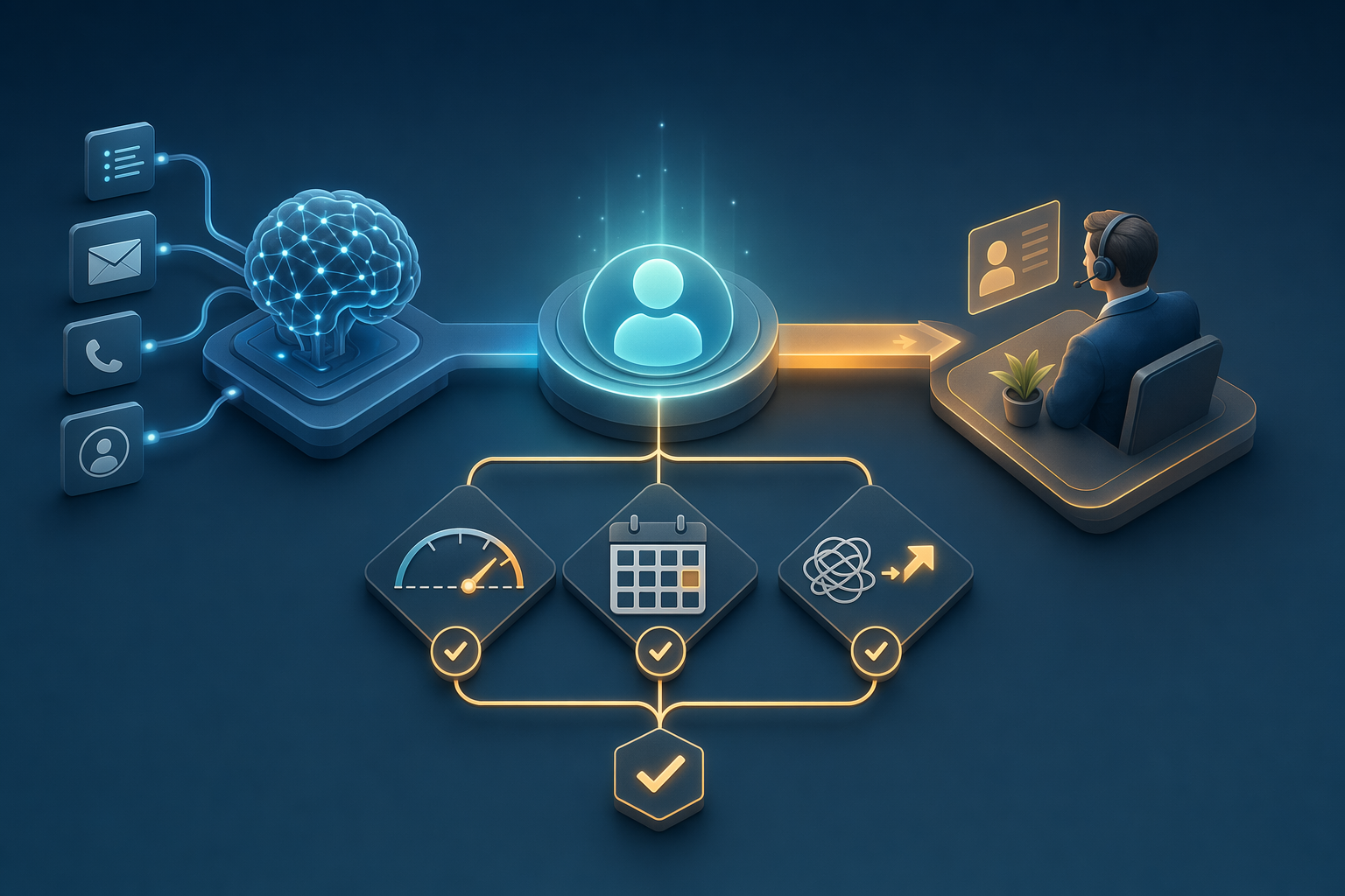 Illustration for: Designing Human Handoff Workflows That Preserve Deal Quality