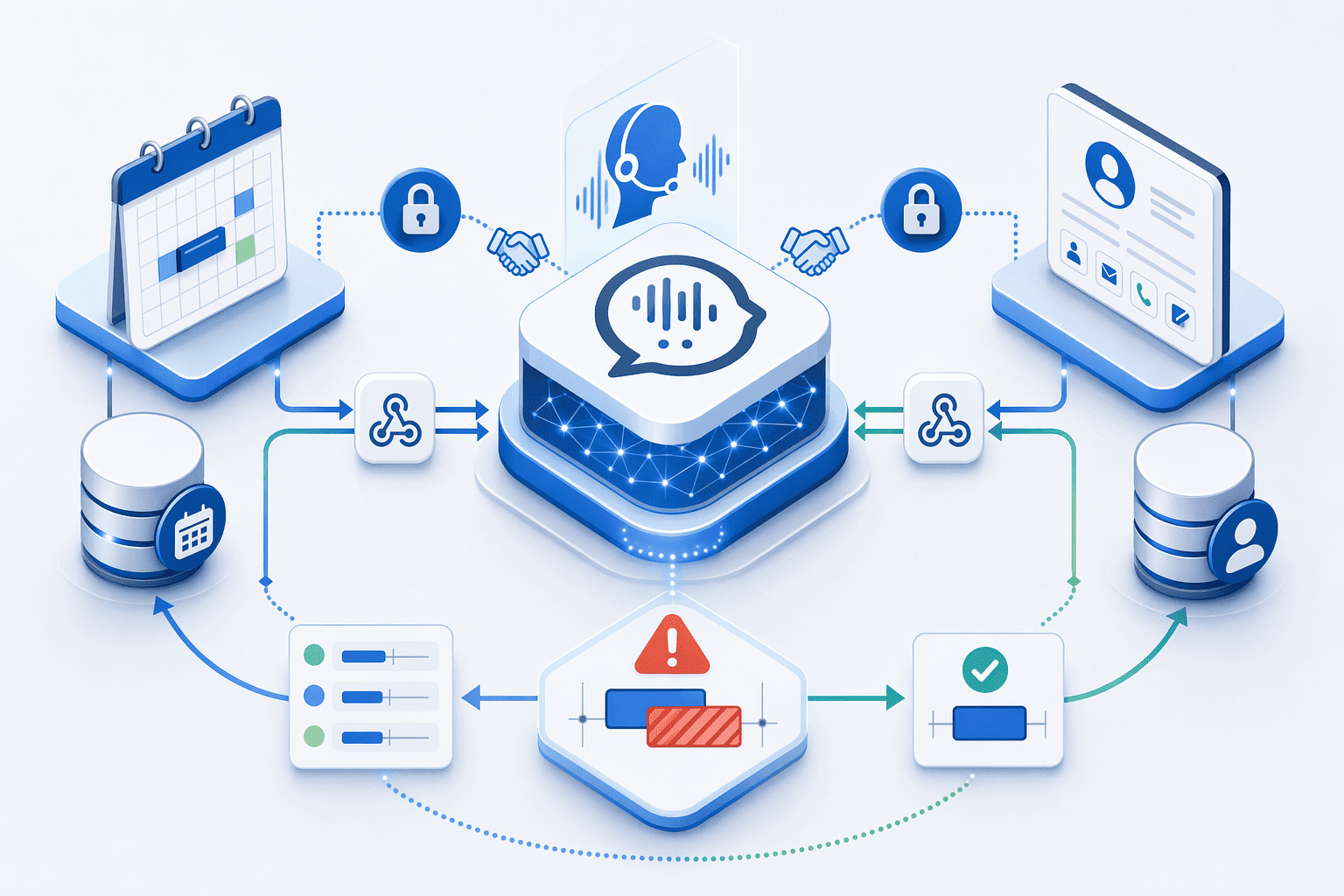 Illustration for: Step 1: Connect Your Calendar and CRM Systems