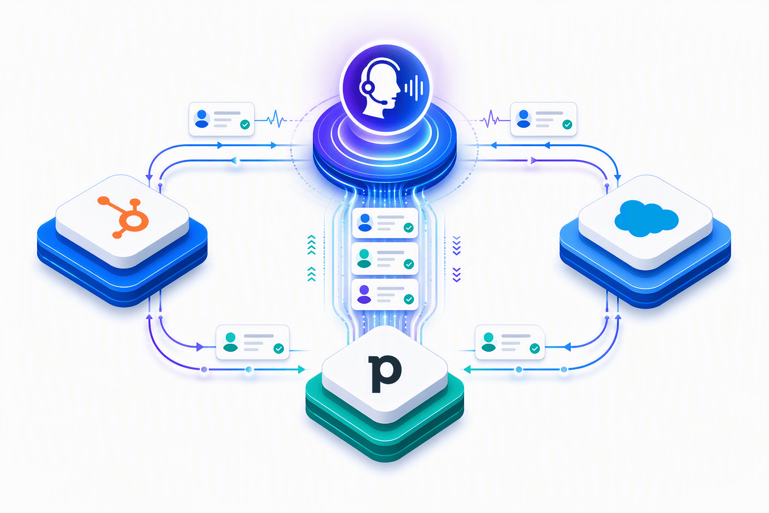 Illustration for Step 3: Select and Integrate an AI-Powered CRM with Bi-Directional Sync