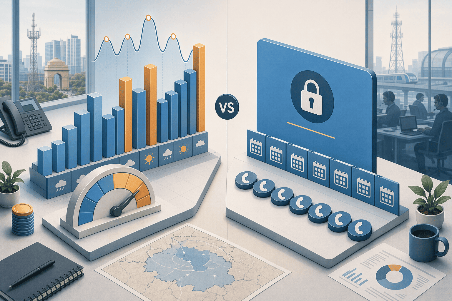 Illustration for: Platform Considerations for Delhi NCR BFSI Teams