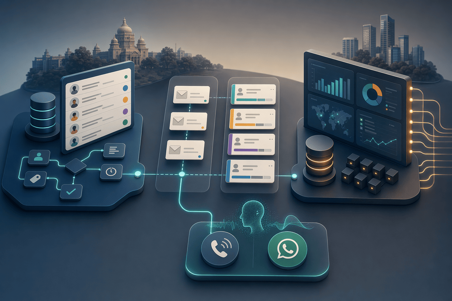 Illustration for: Comparing AI Sales Automation Tools for Bengaluru SaaS Teams