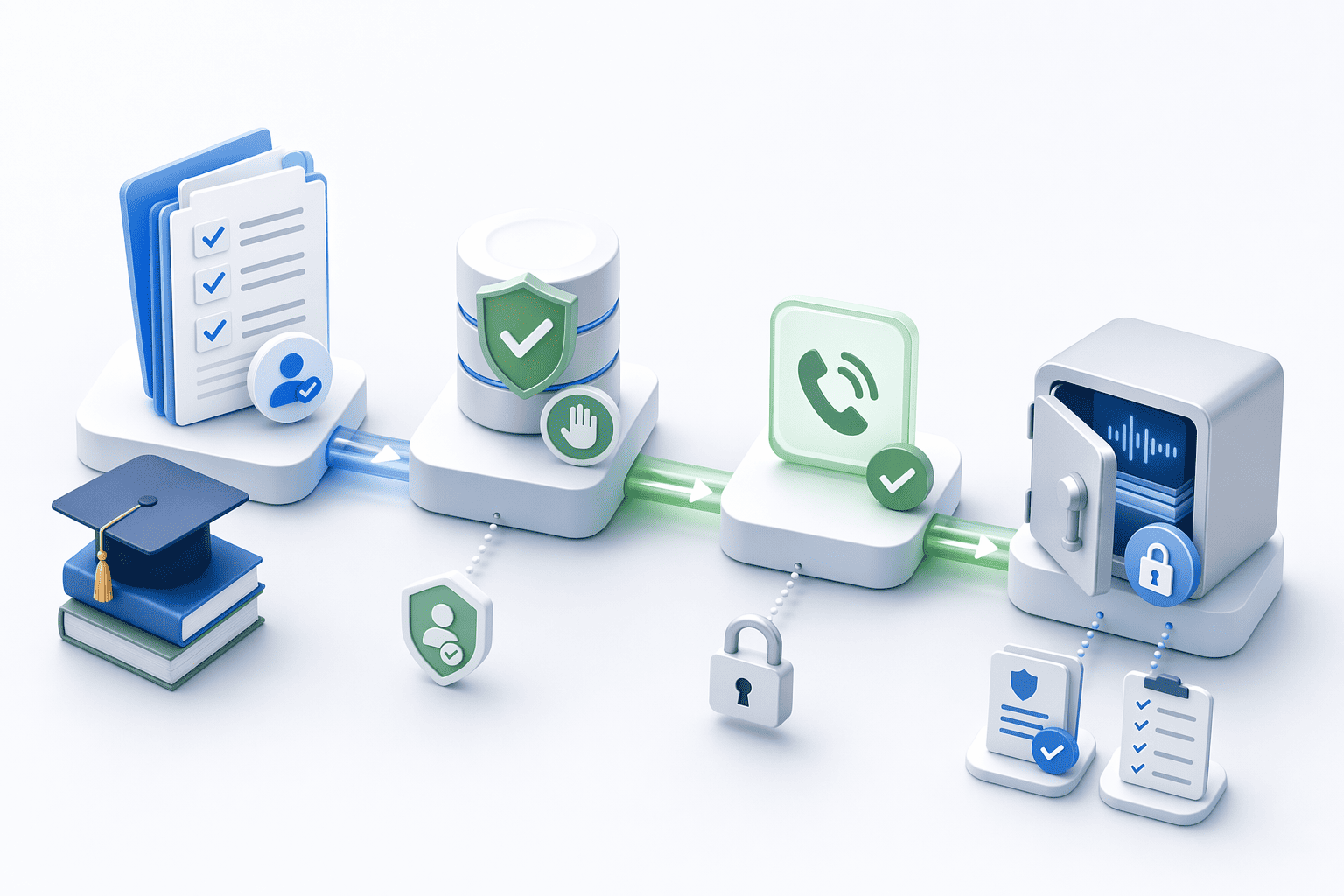 Illustration for: Compliance and Call Recording Requirements for Education