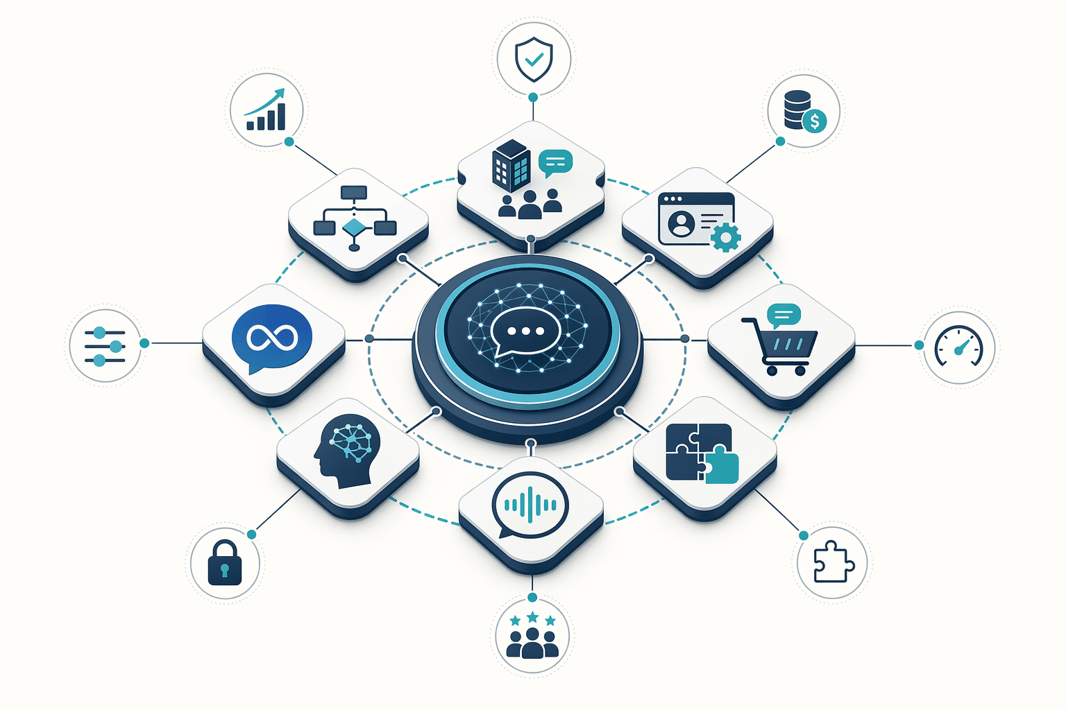 Illustration for: How We Evaluated These 8 AI Chatbot Platforms