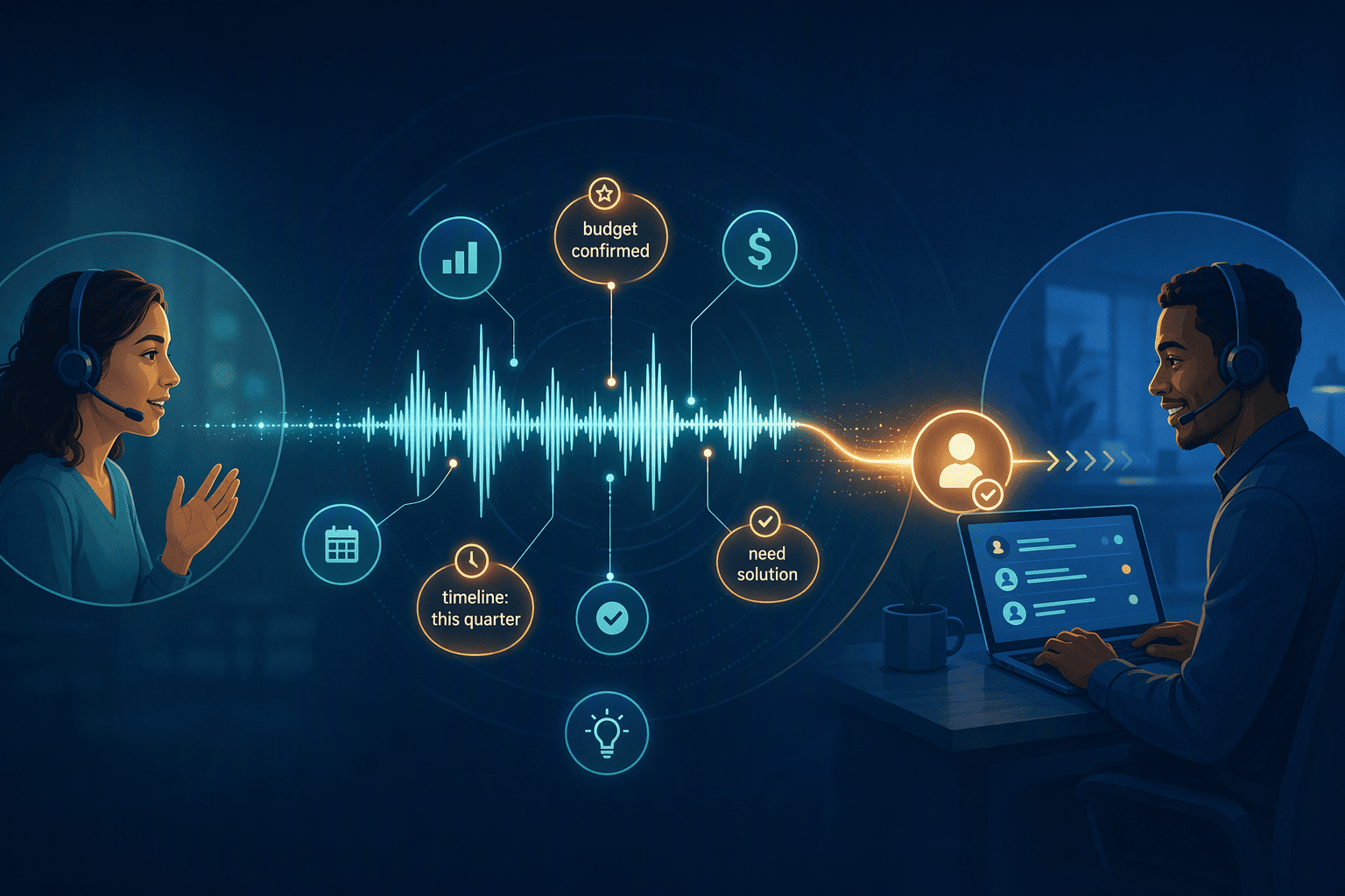 Illustration for Step 5: Engineer keyword and sentiment-based handoff triggers to replace manual SDR triage