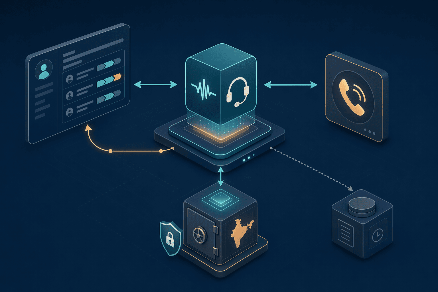 Illustration for: Integration Requirements: CRM, Telephony, and Data Localization