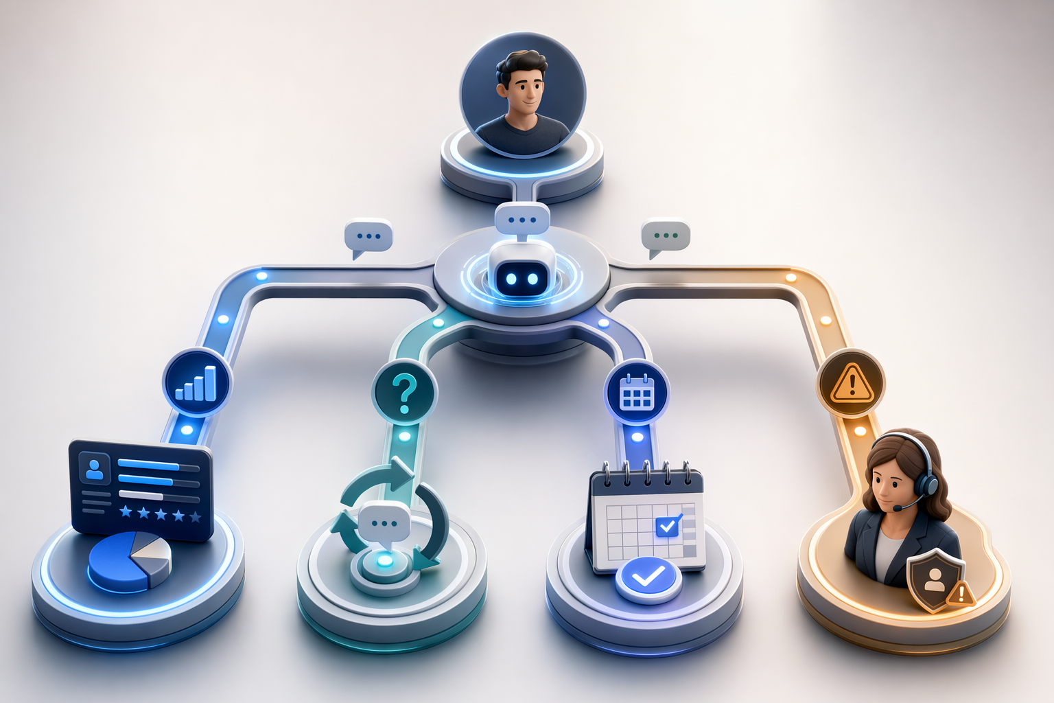 Illustration for: How AI Platforms Automate Lead-to-Meeting Workflows