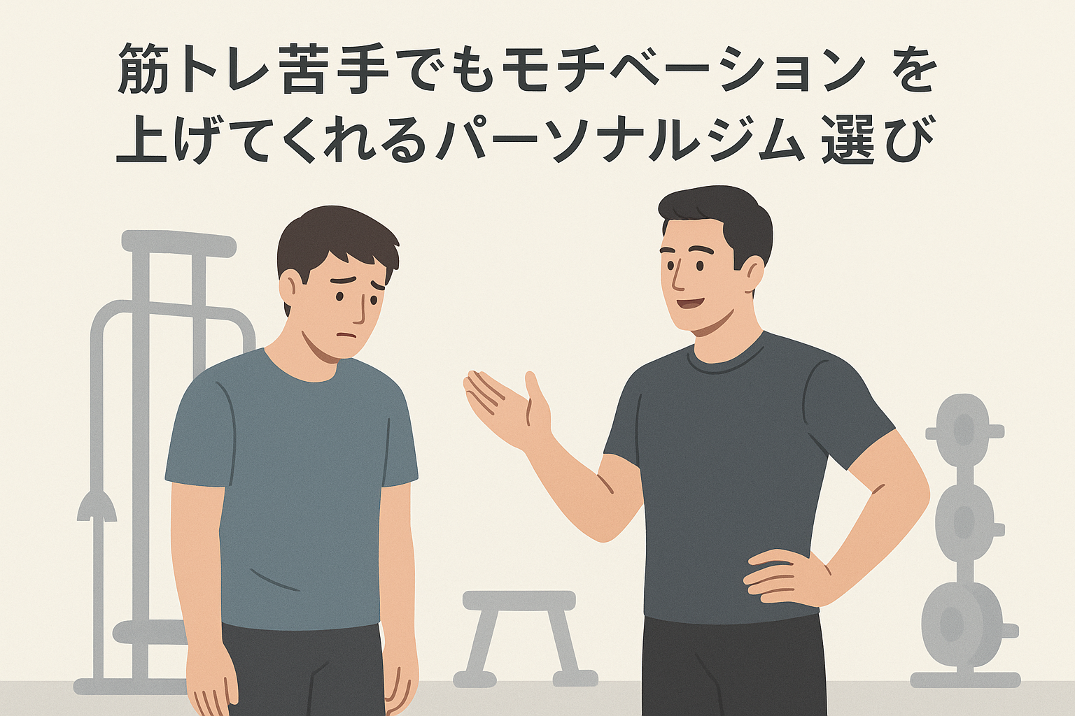 Hero image for article: 筋トレ苦手でもモチベーションを上げてくれるパーソナルジム選び【2026年版】
