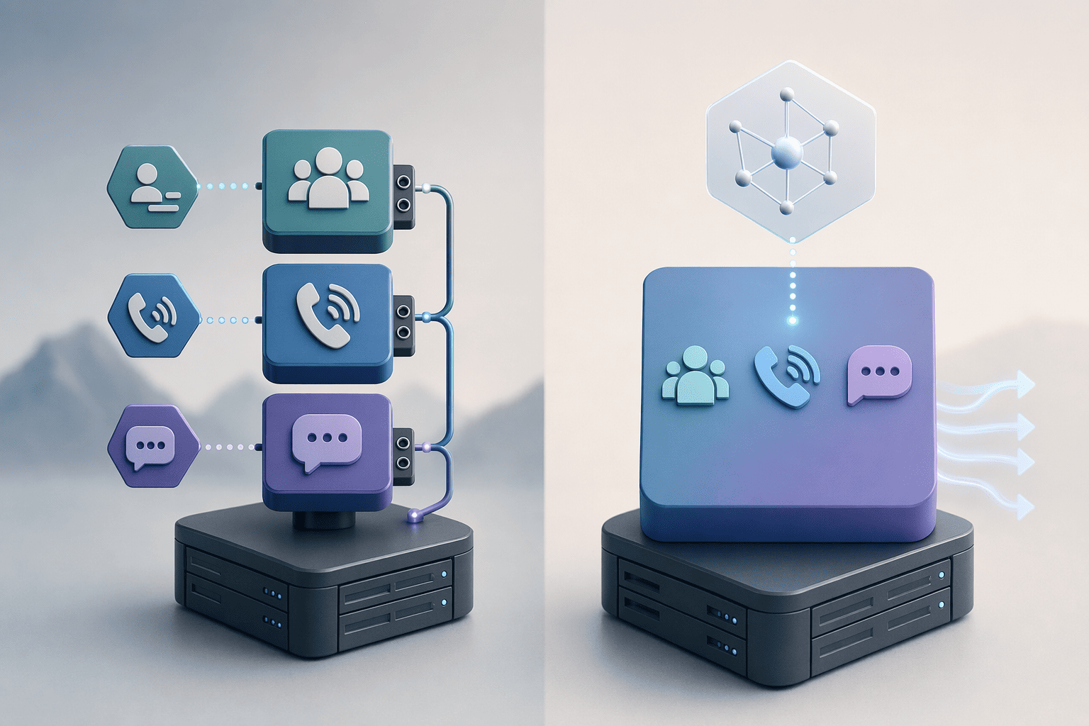 Illustration for: Integration requirements: CRM sync, telephony APIs, and messaging templates