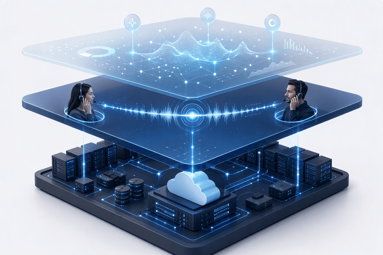Illustration for 4. Exotel, The Reliable Cloud Telephony Backbone with AI Layered On