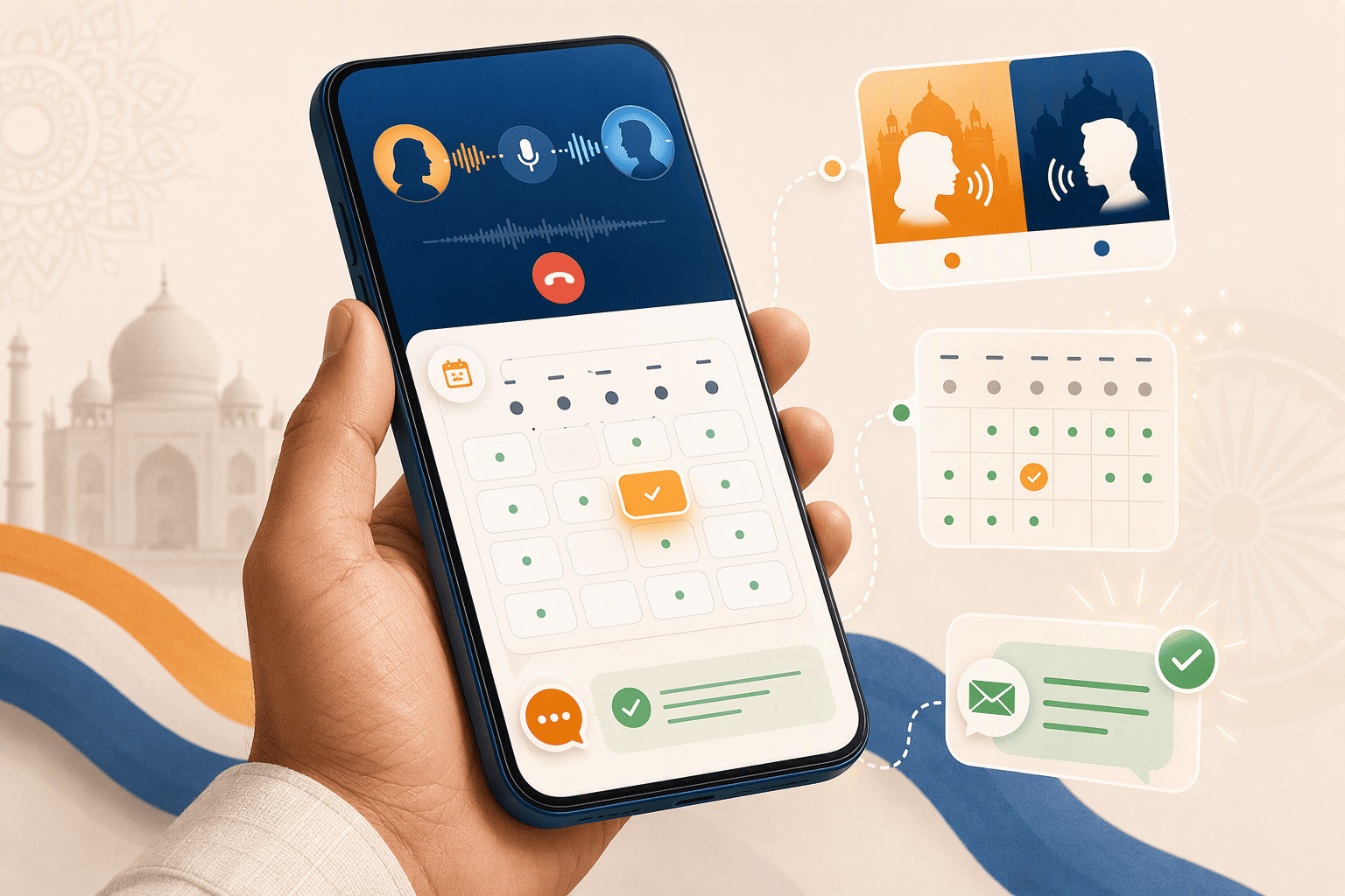 Illustration for 1. Slotify Care: The India-First Multilingual Appointment Engine