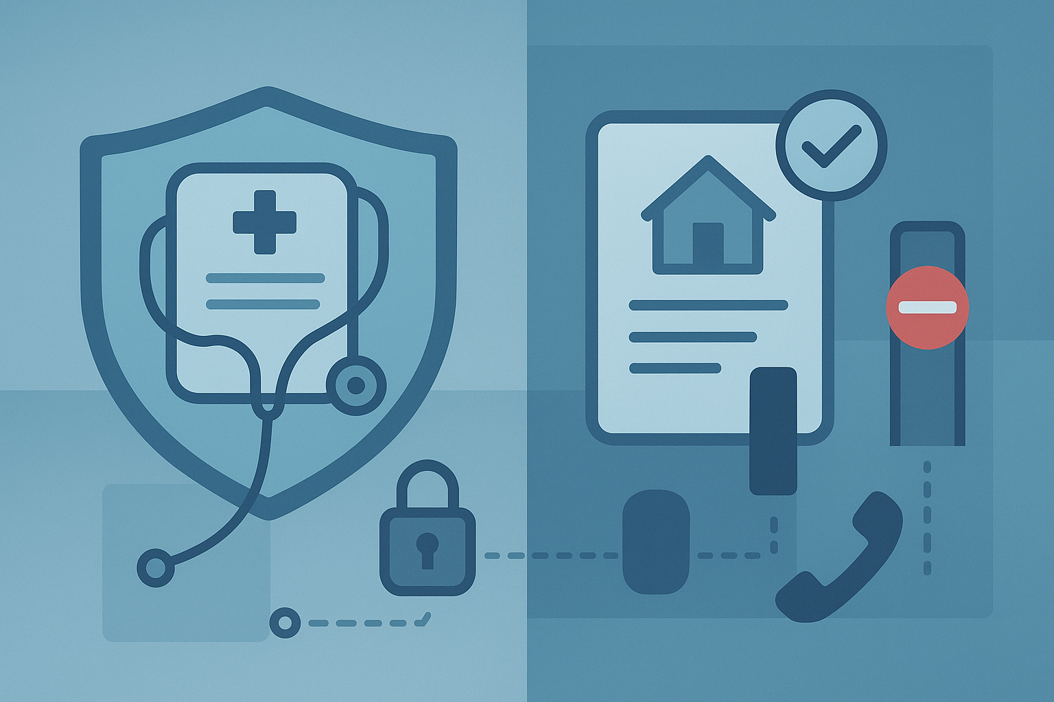 Illustration for: Compliance Requirements: HIPAA for Healthcare, TCPA for Real Estate