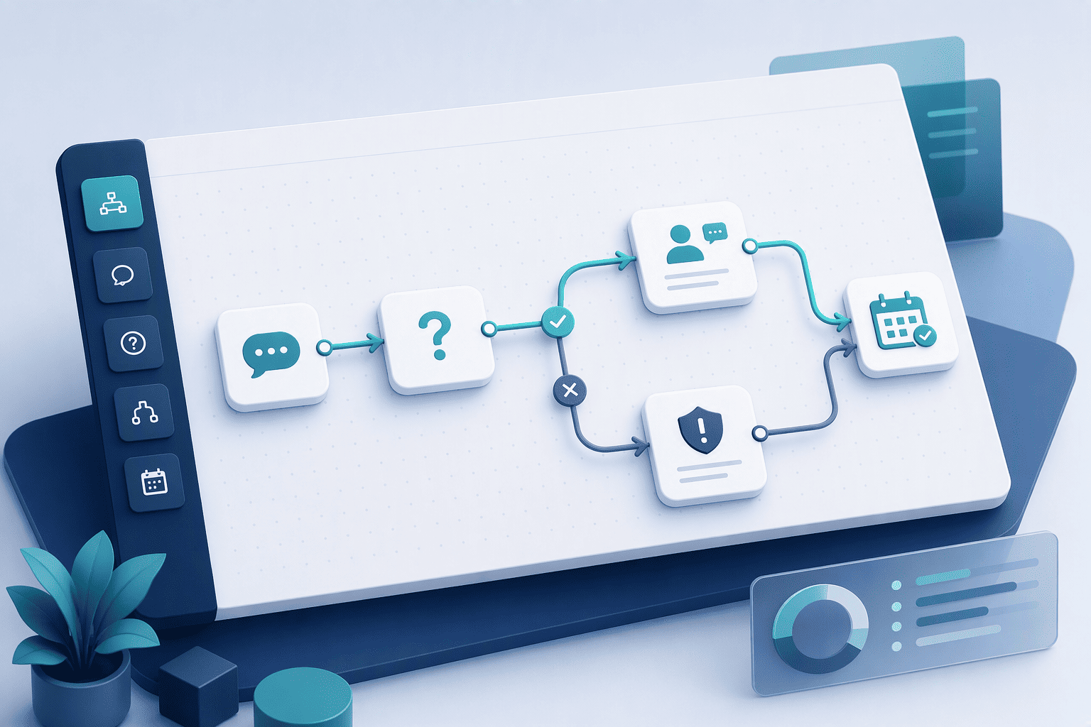 Illustration for 4. Synthflow: The No-Code Powerhouse for Visual Workflow Builders