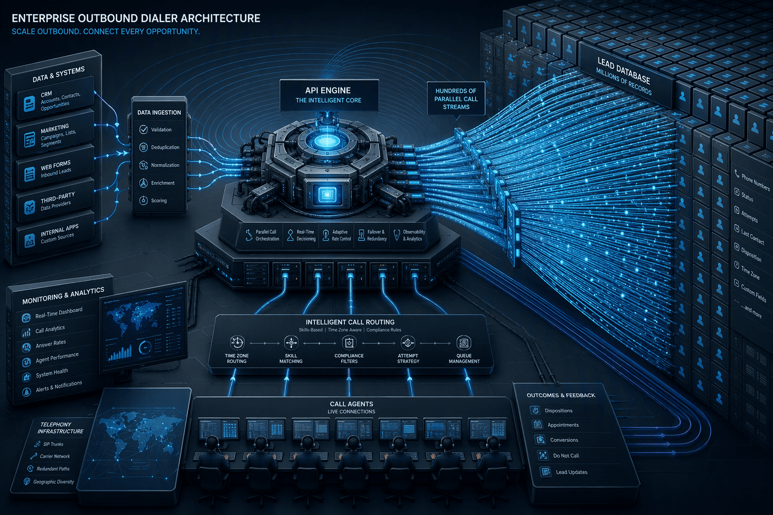 Illustration for 5. Bland AI: The Enterprise-Scale Outbound Dialer for High Volume