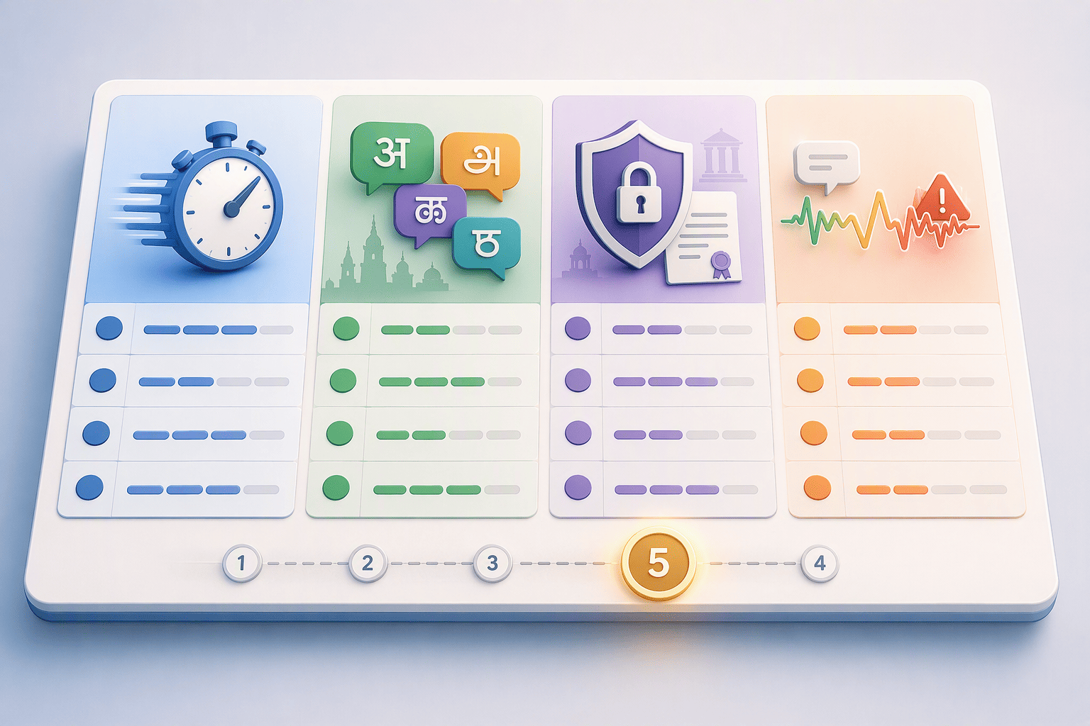 Illustration for Step 5: Compare Indian AI Communication Platforms for Speed, Compliance, and Sentiment Safety