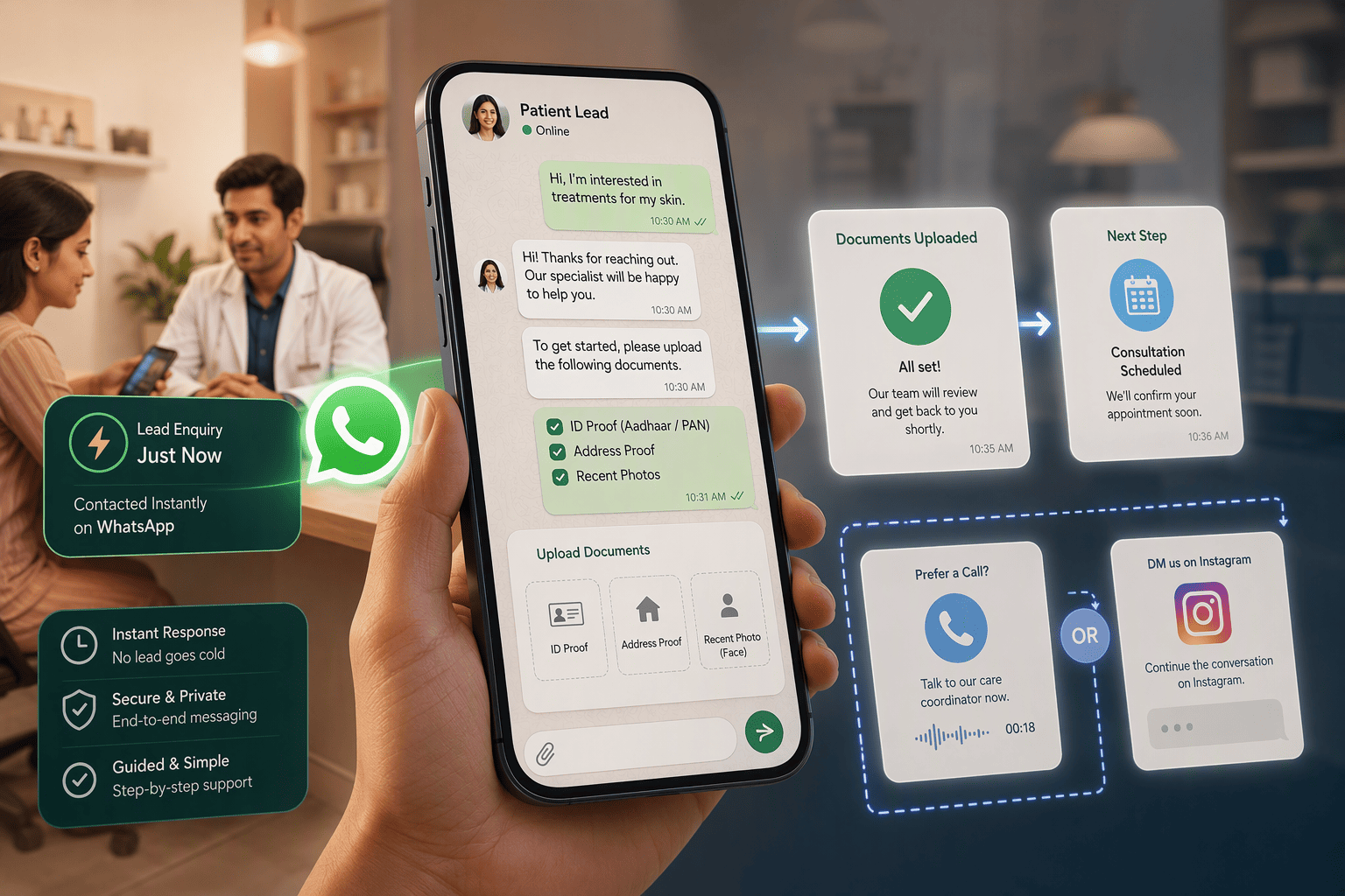 Illustration for 1. EchoLeads: AI-First Engagement Platform with WhatsApp Qualification and Document Collection