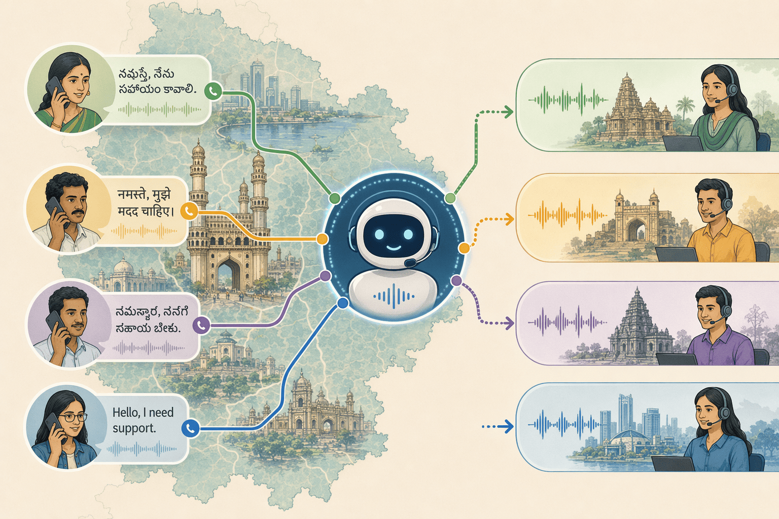 Illustration for: Regional Language Support and Hyderabad-Specific Considerations