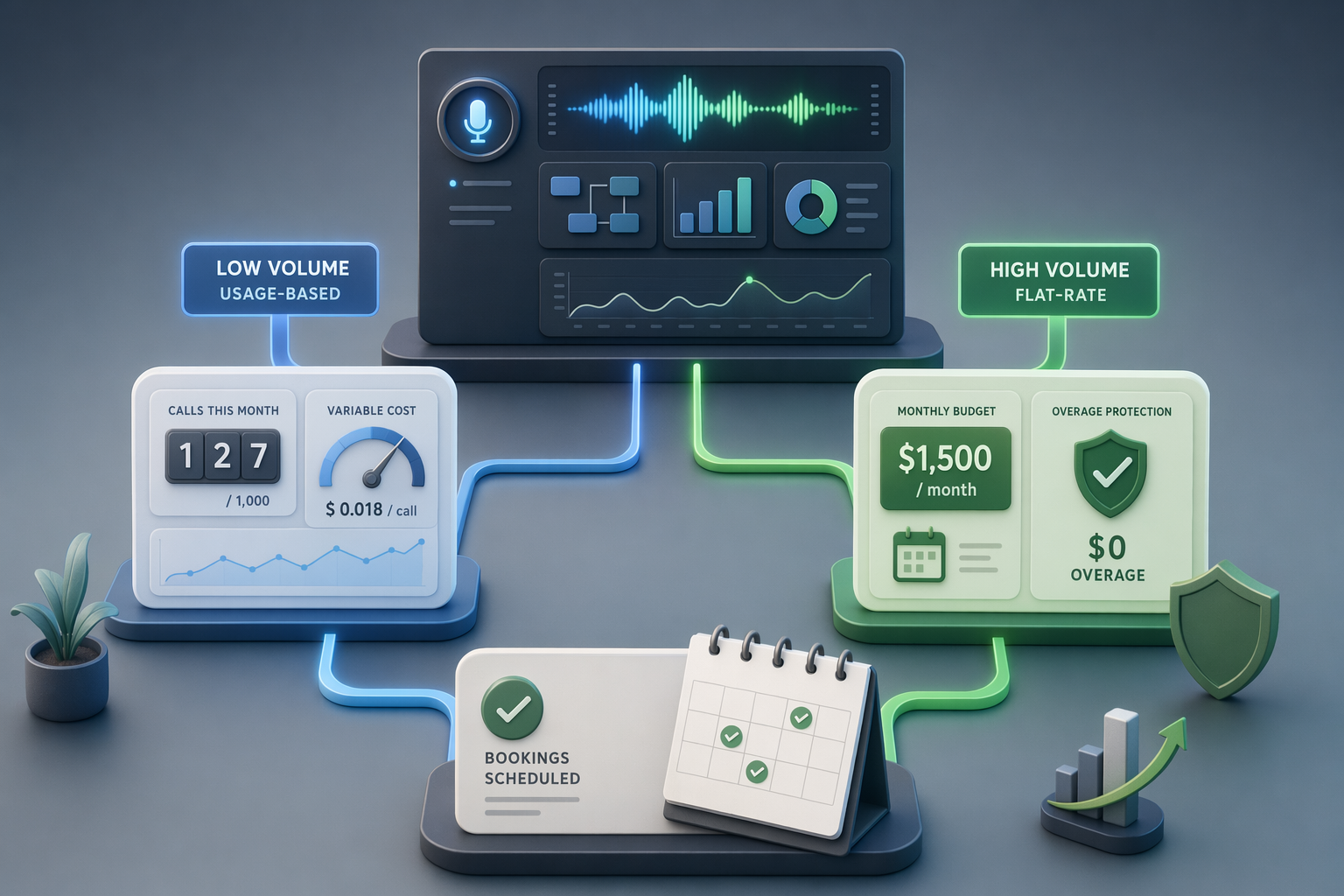Illustration for: Choosing the Right Voice Automation Platform for Your Budget