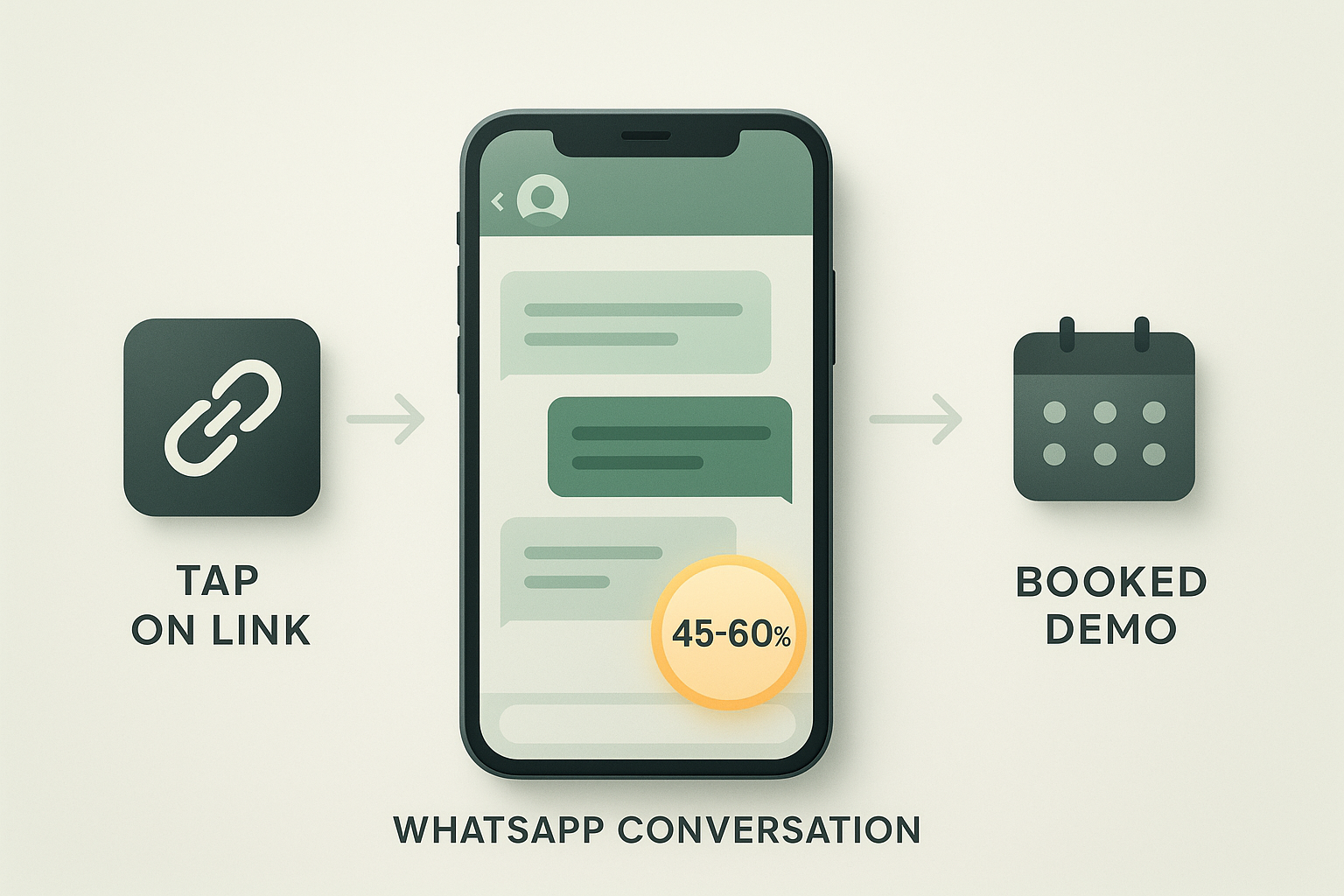 Illustration for: Understanding the 45-60% WhatsApp Conversion Benchmark: What It Really Measures