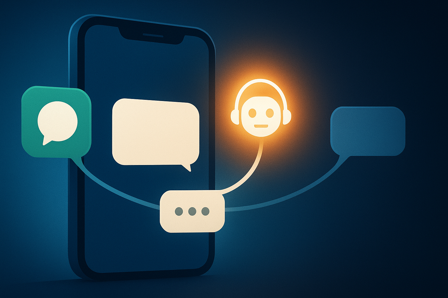Illustration for: Stage 2: First Response Speed & AI-Powered Instant Replies