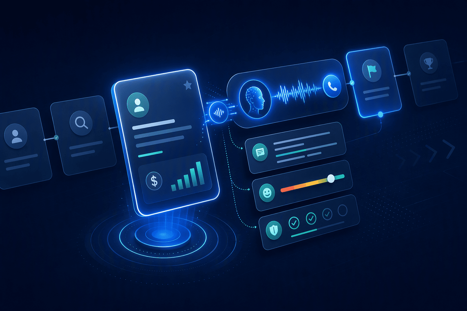 Illustration for 8. Pipedrive AI Voice (JustCall Integration): Smart Calling for Pipeline-First Teams
