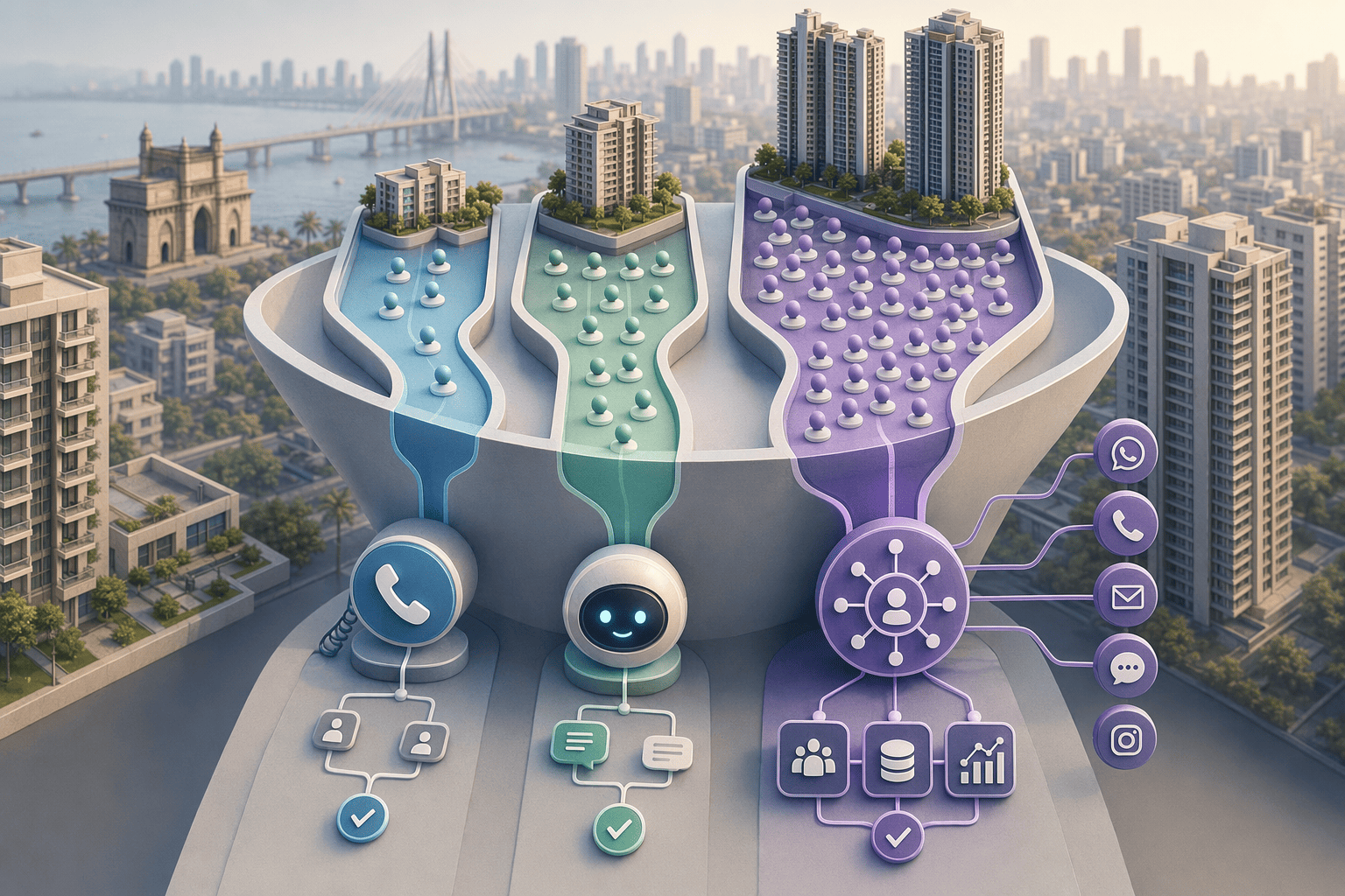 Illustration for: Choosing the Right Platform for Your Mumbai Real Estate Project