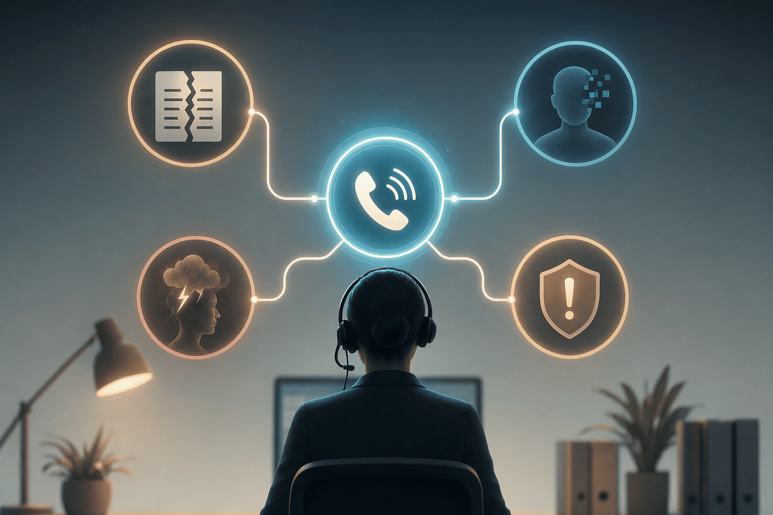 Illustration for: When Voice Agents Escalate to Human Staff, Triggers and Handoff Protocols