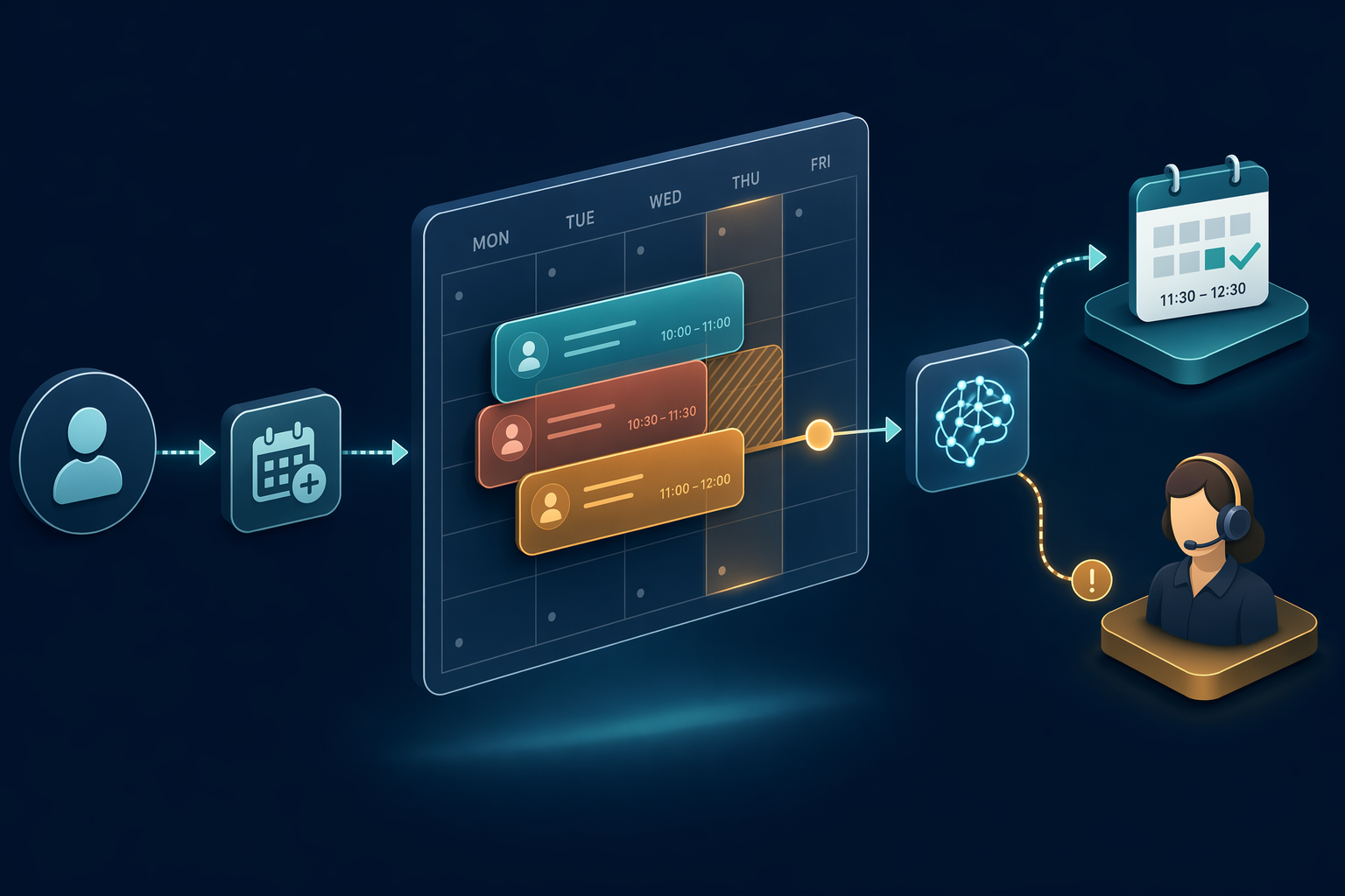Illustration for: Implementation Considerations: Calendar Sync, Conflict Detection, and Human Hand